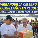 Barranquilla celebró su cumpleaños en Rebolo con música, alegría y obras para la gente