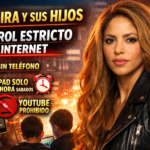 Shakira revela cómo controla el uso de internet en su hogar y la crianza digital de sus hijos