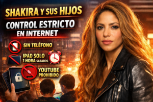 Shakira revela cómo controla el uso de internet en su hogar y la crianza digital de sus hijos